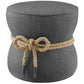 Modway Beat Nautical Rope Upholstered Fabric Ottoman FredCo