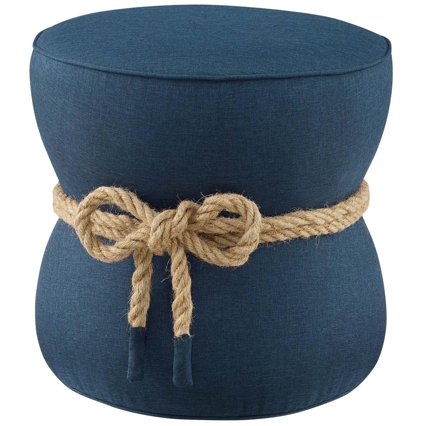 Modway Beat Nautical Rope Upholstered Fabric Ottoman FredCo
