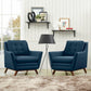 Modway Beguile 2 Piece Upholstered Fabric Living Room Set FredCo
