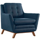 Modway Beguile 3 Piece Upholstered Fabric Living Room Set, EEI-2184 FredCo