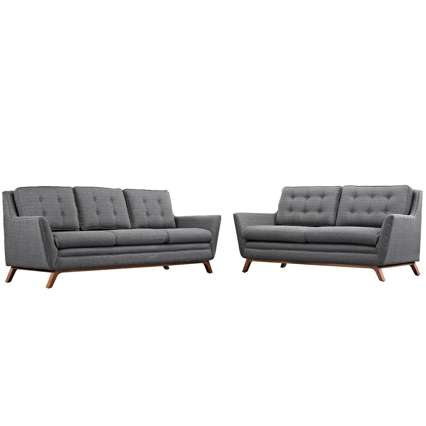 Modway Beguile Living Room Set Upholstered Fabric Set of 2, EEI-2434 FredCo