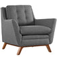 Modway Beguile Upholstered Fabric Armchair FredCo