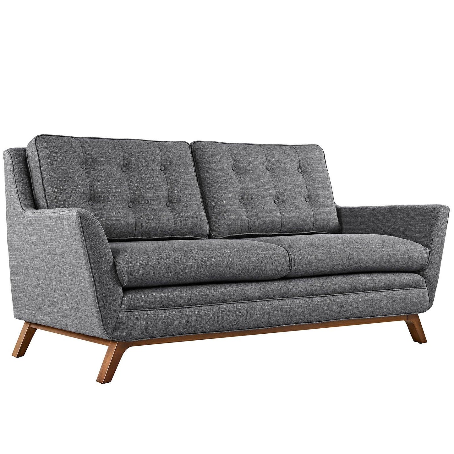 Modway Beguile Upholstered Fabric Loveseat FredCo