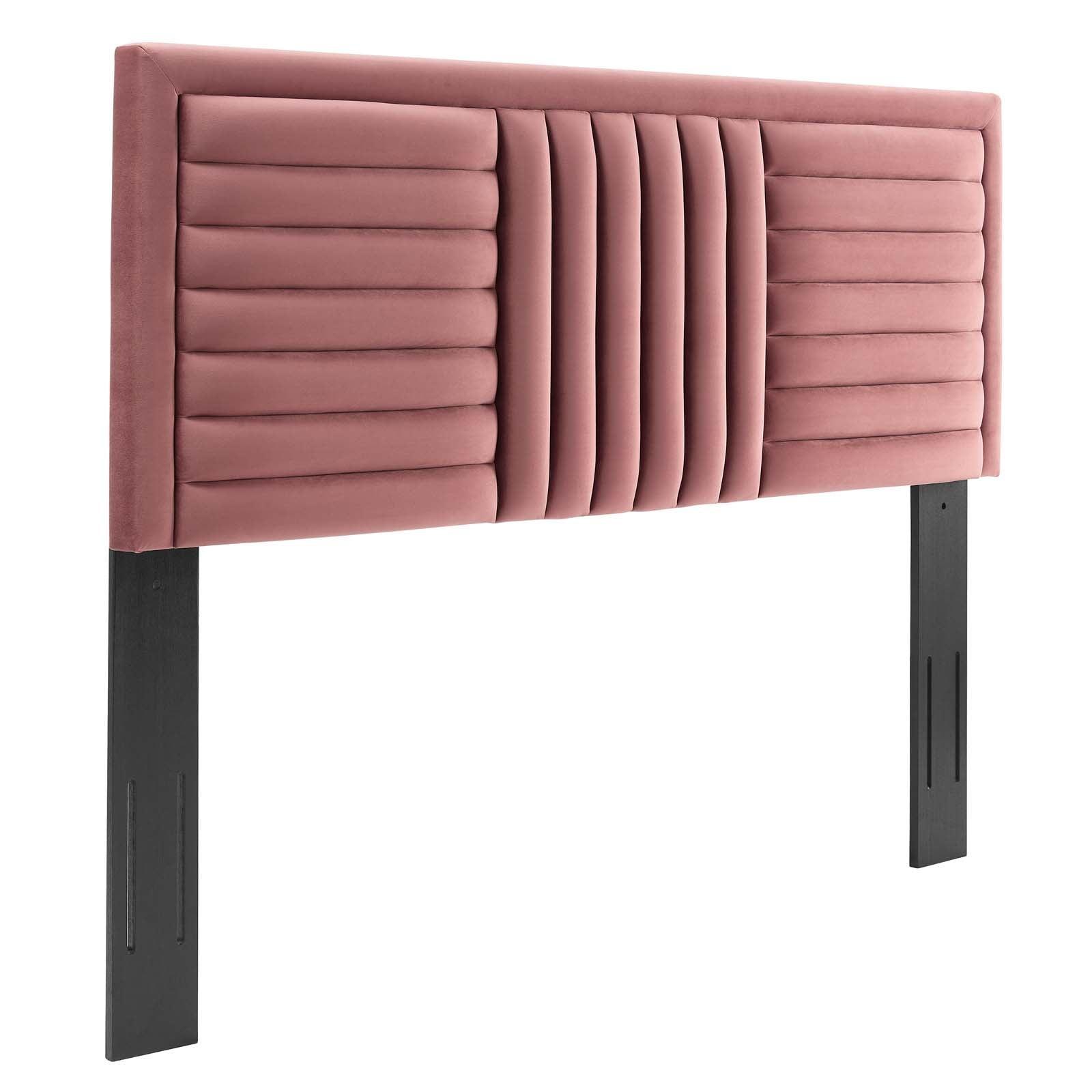 Modway Believe Channel Tufted Performance Velvet Full/Queen Headboard FredCo