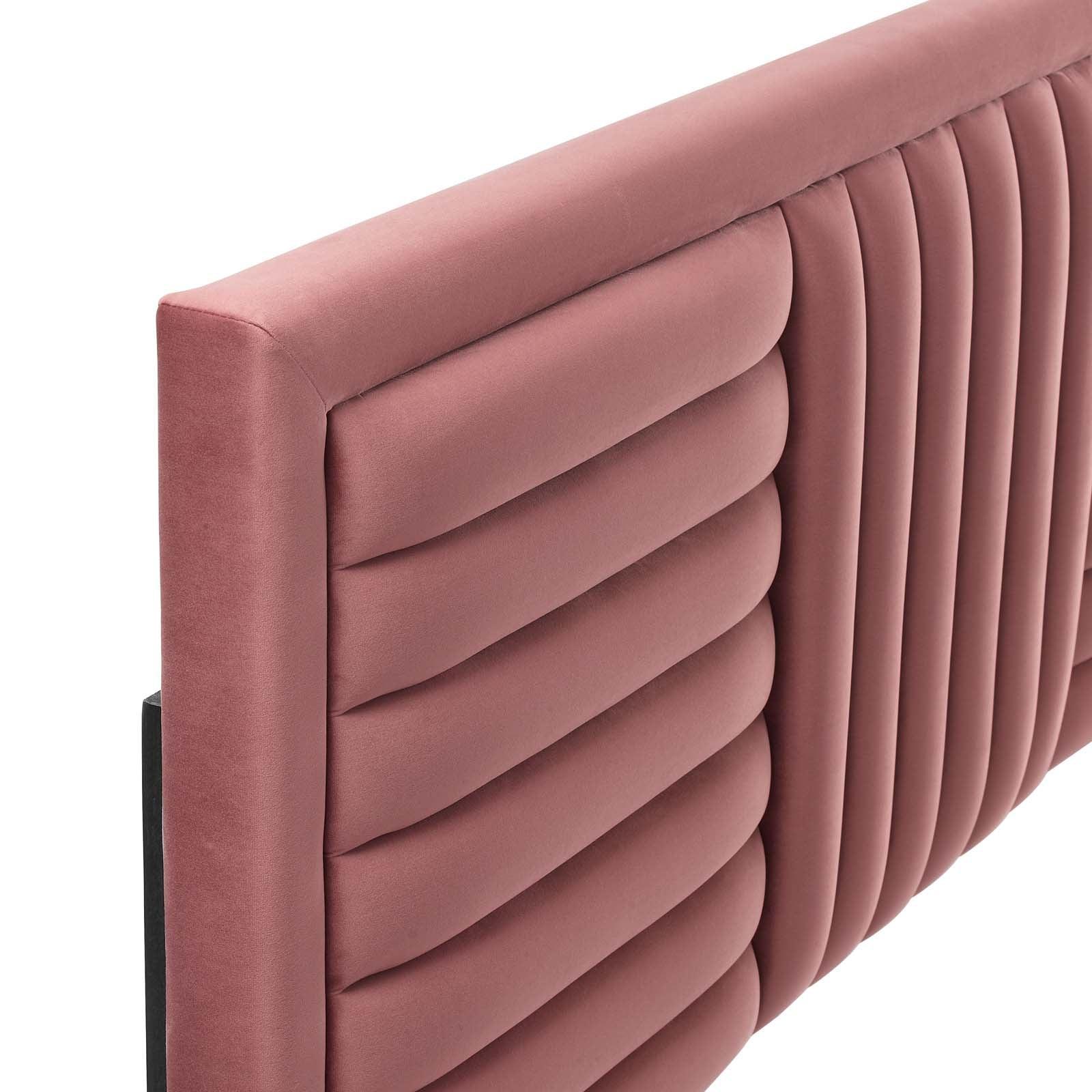 Modway Believe Channel Tufted Performance Velvet King/California King Headboard FredCo