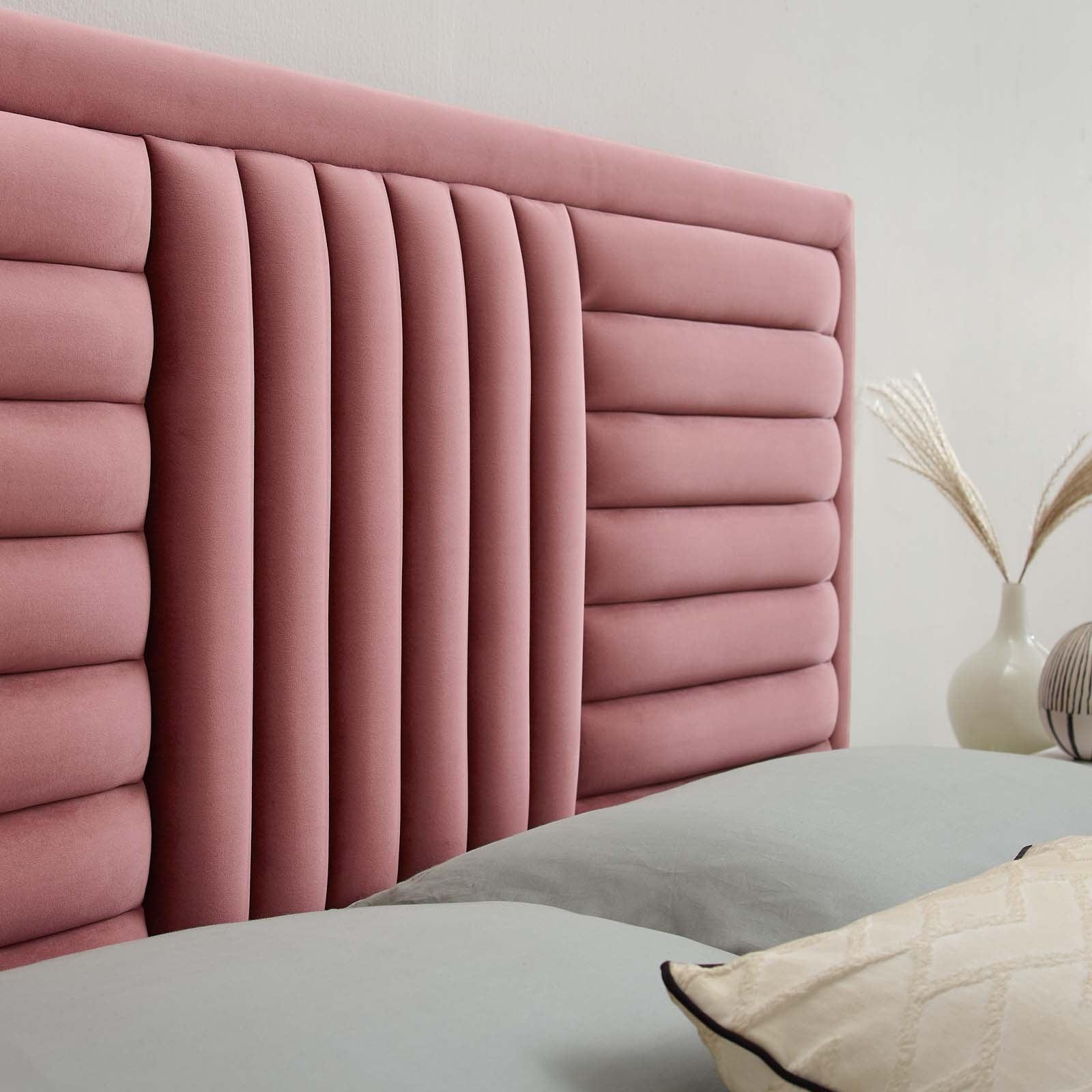 Modway Believe Channel Tufted Performance Velvet King/California King Headboard FredCo
