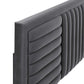 Modway Believe Channel Tufted Performance Velvet Twin Headboard FredCo