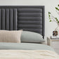 Modway Believe Channel Tufted Performance Velvet Twin Headboard FredCo