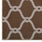 Modway Beltara Chain Link Transitional Trellis Area Rug FredCo