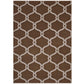 Modway Beltara Chain Link Transitional Trellis Area Rug FredCo
