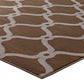 Modway Beltara Chain Link Transitional Trellis Area Rug FredCo