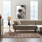 Modway Beltara Chain Link Transitional Trellis Area Rug FredCo