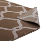 Modway Beltara Chain Link Transitional Trellis Area Rug FredCo