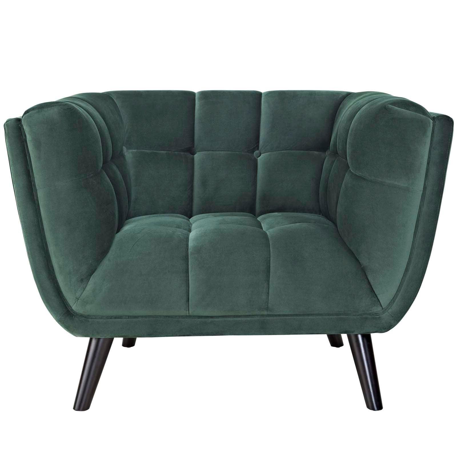 Modway Bestow 2 Piece Performance Velvet Armchair Set FredCo
