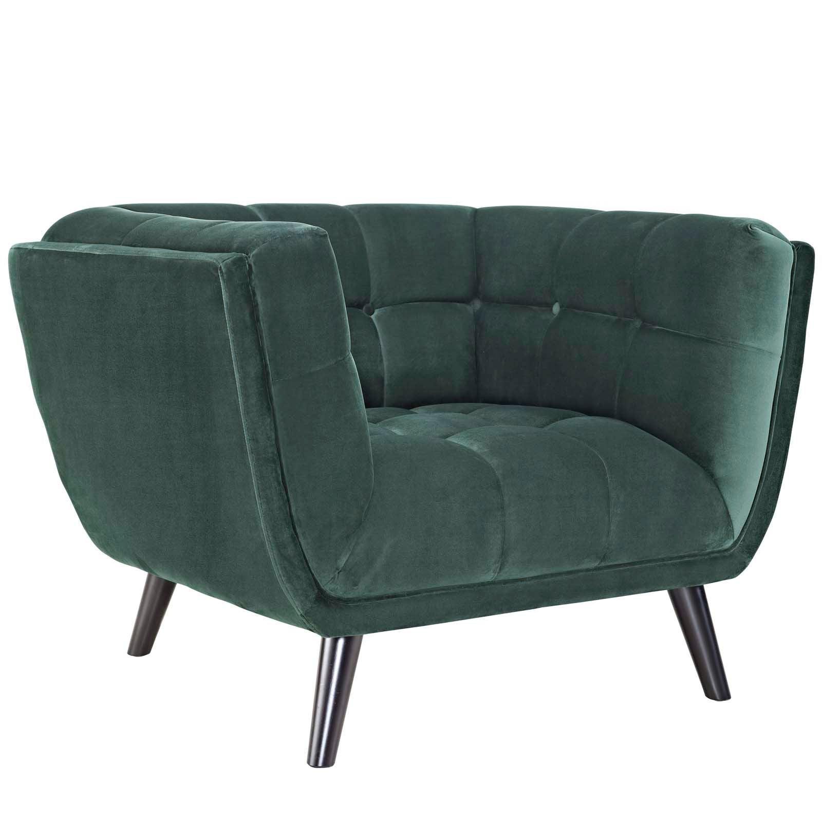 Modway Bestow 2 Piece Performance Velvet Armchair Set FredCo