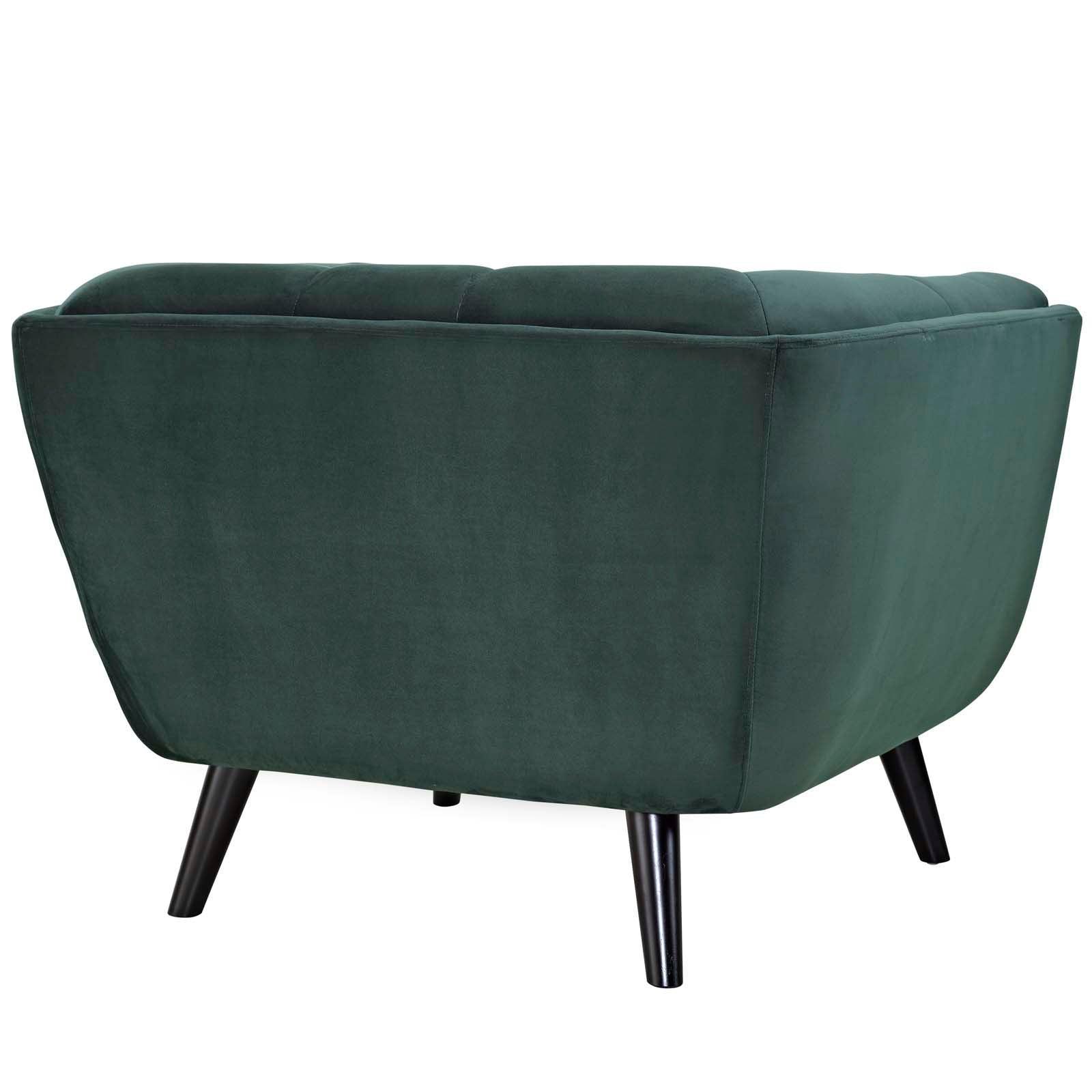 Modway Bestow 2 Piece Performance Velvet Armchair Set FredCo