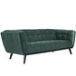 Modway Bestow 2 Piece Performance Velvet Sofa and Loveseat Set FredCo