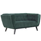 Modway Bestow 2 Piece Performance Velvet Sofa and Loveseat Set FredCo