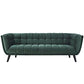 Modway Bestow 2 Piece Performance Velvet Sofa and Loveseat Set FredCo
