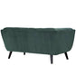 Modway Bestow 2 Piece Performance Velvet Sofa and Loveseat Set FredCo