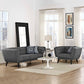 Modway Bestow 2 Piece Upholstered Fabric Sofa and Armchair Set FredCo