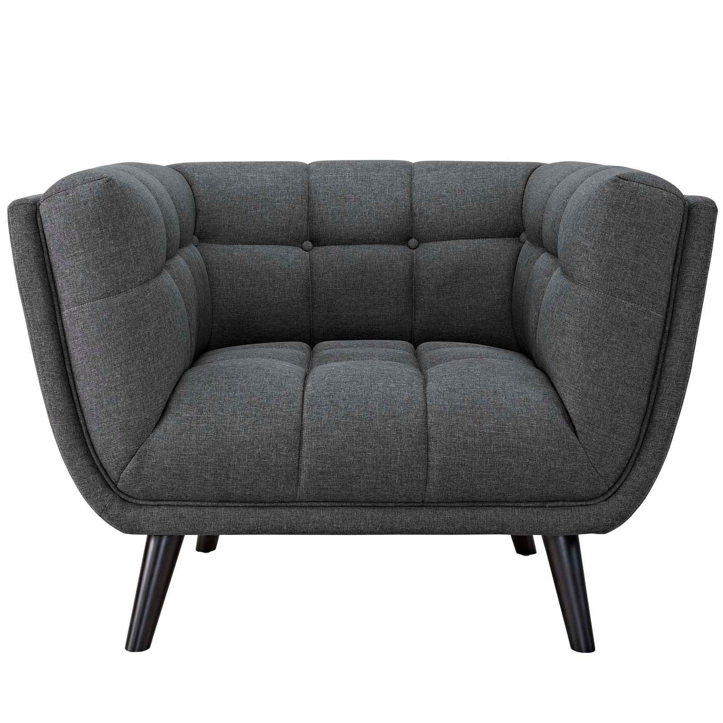 Modway Bestow 2 Piece Upholstered Fabric Sofa and Armchair Set FredCo