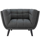 Modway Bestow 2 Piece Upholstered Fabric Sofa and Armchair Set FredCo