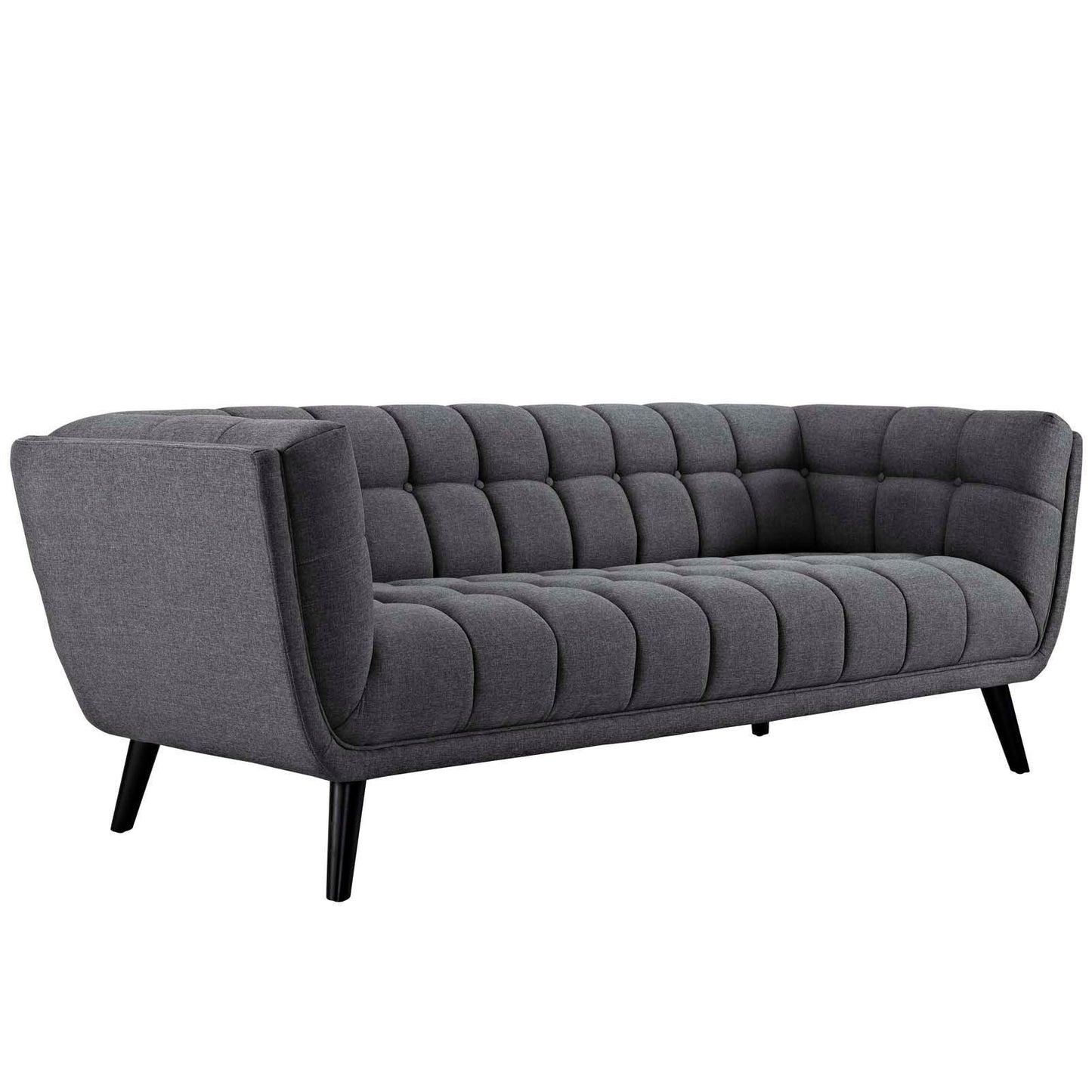 Modway Bestow 2 Piece Upholstered Fabric Sofa and Loveseat Set FredCo