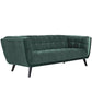 Modway Bestow 3 Piece Performance Velvet Sofa Loveseat and Armchair Set FredCo