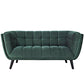 Modway Bestow Performance Velvet Loveseat FredCo