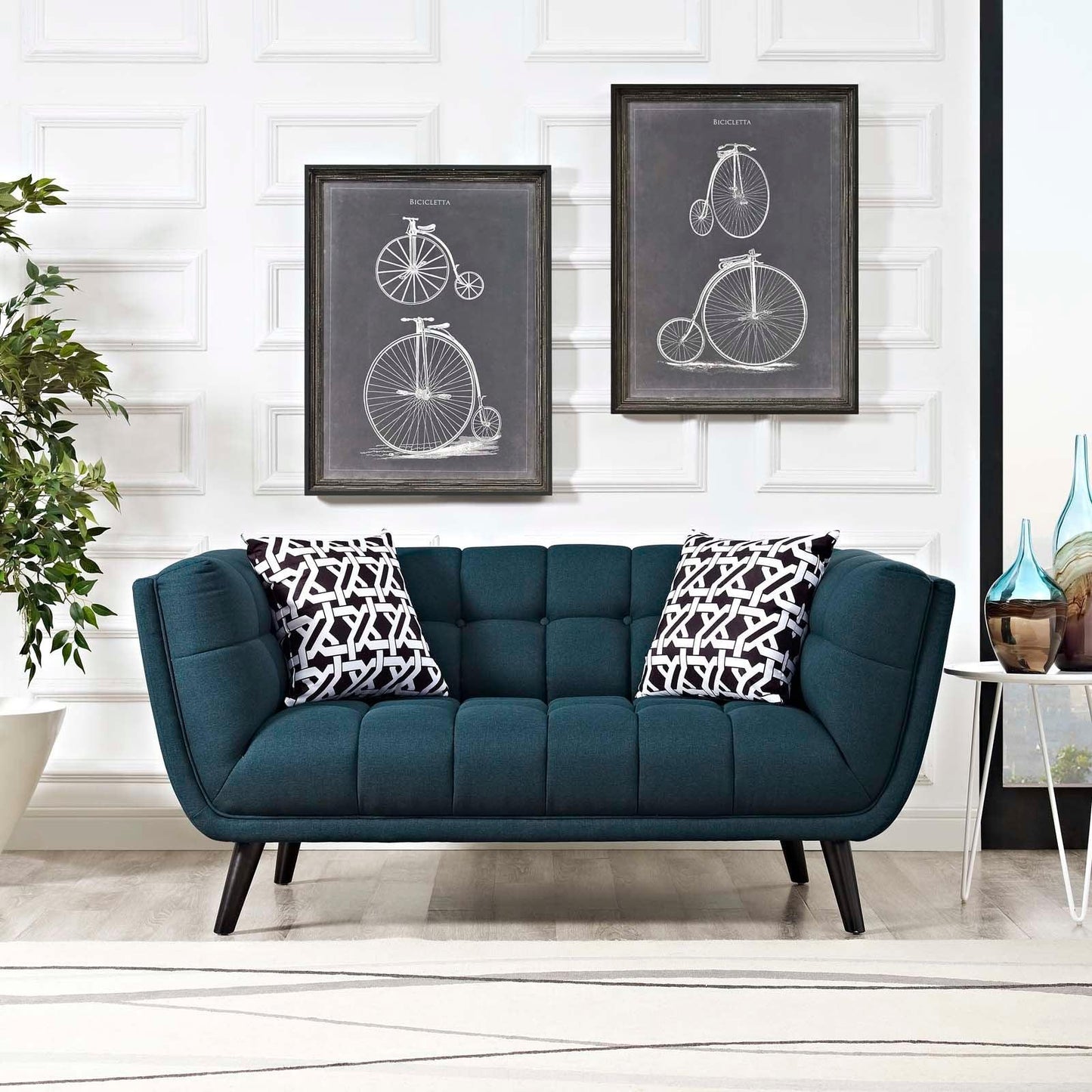 Modway Bestow Upholstered Fabric Loveseat FredCo