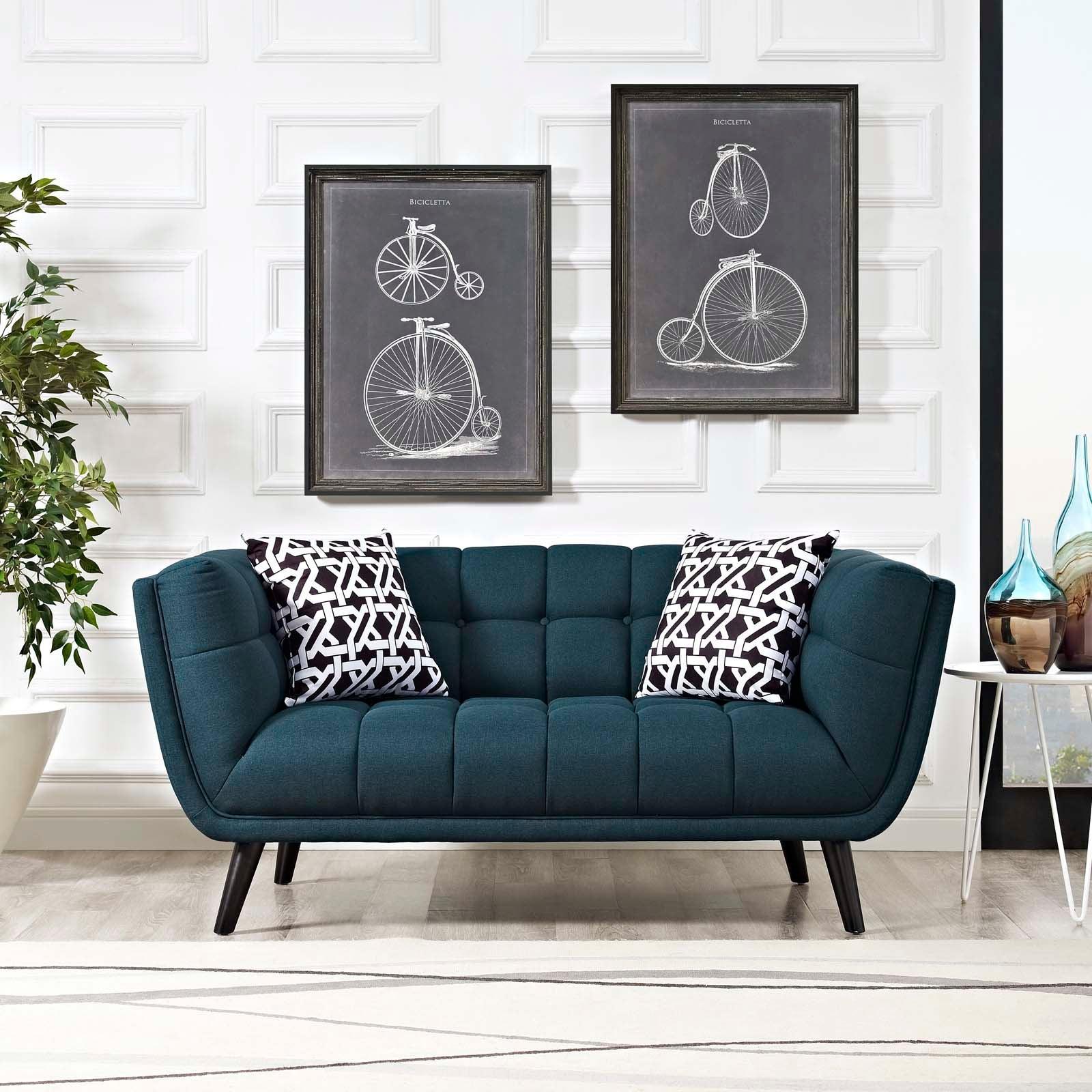 Modway Bestow Upholstered Fabric Loveseat FredCo