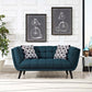 Modway Bestow Upholstered Fabric Loveseat FredCo