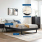 Modway Billie Queen Wood Platform Bed Frame FredCo
