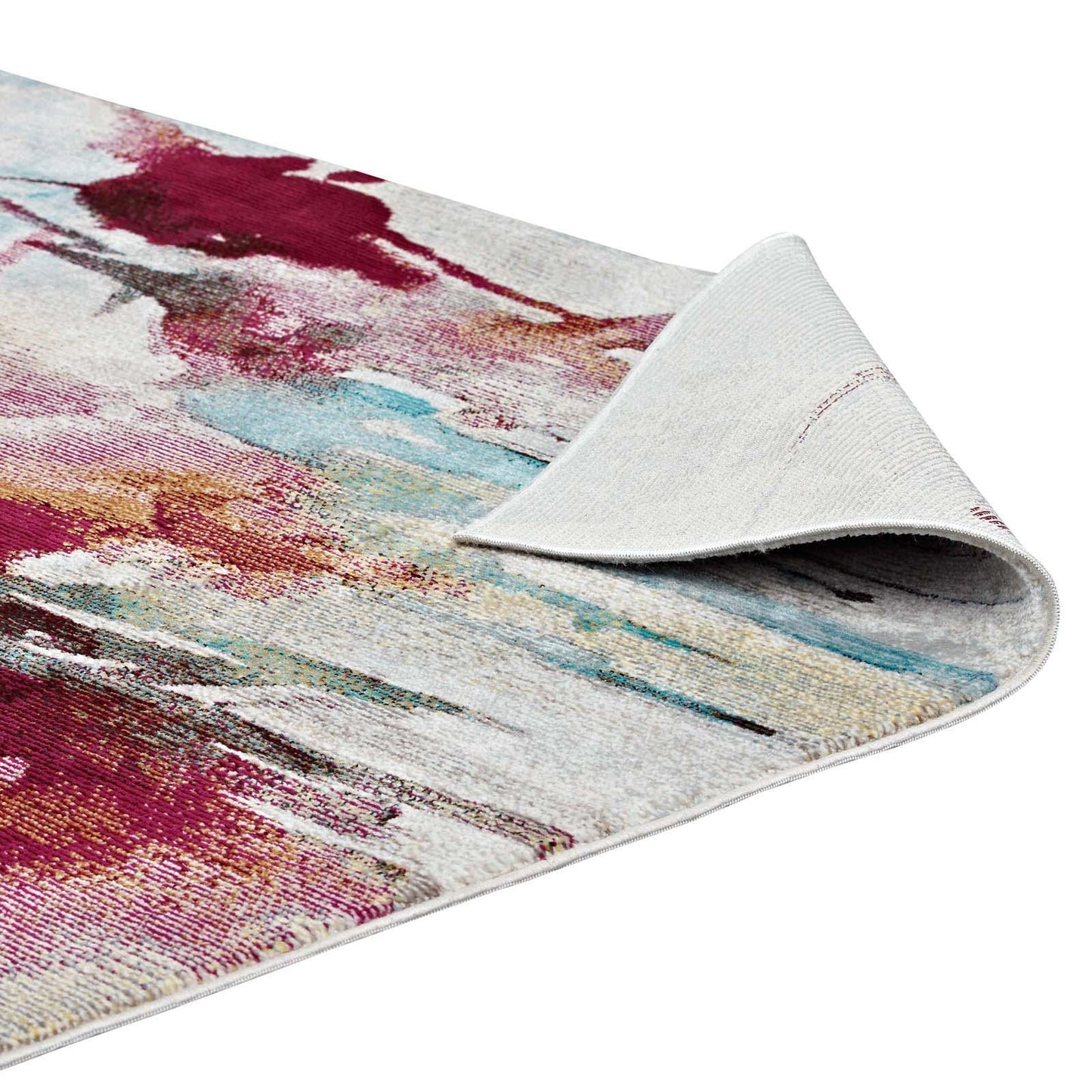Modway Blume Abstract Floral Area Rug FredCo