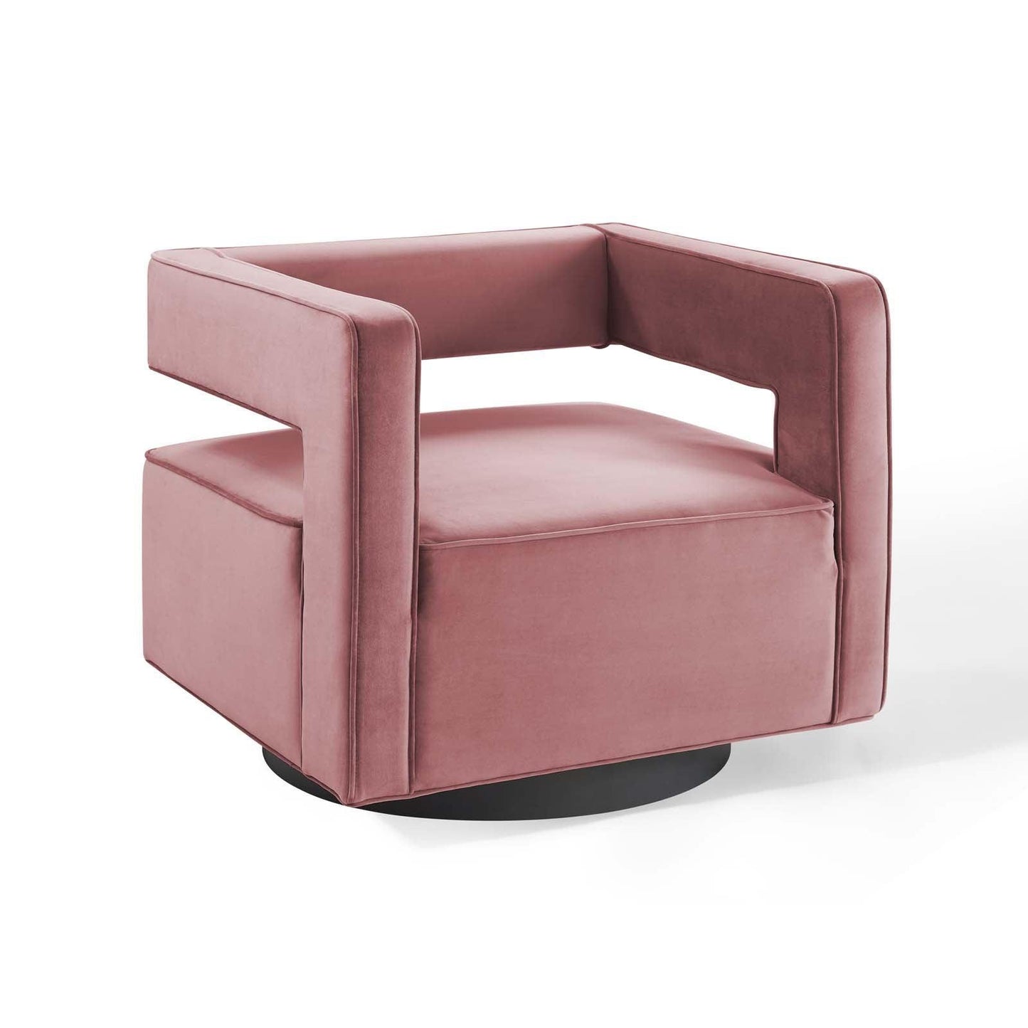 Modway Booth Performance Velvet Performance Velvet Swivel Armchair FredCo