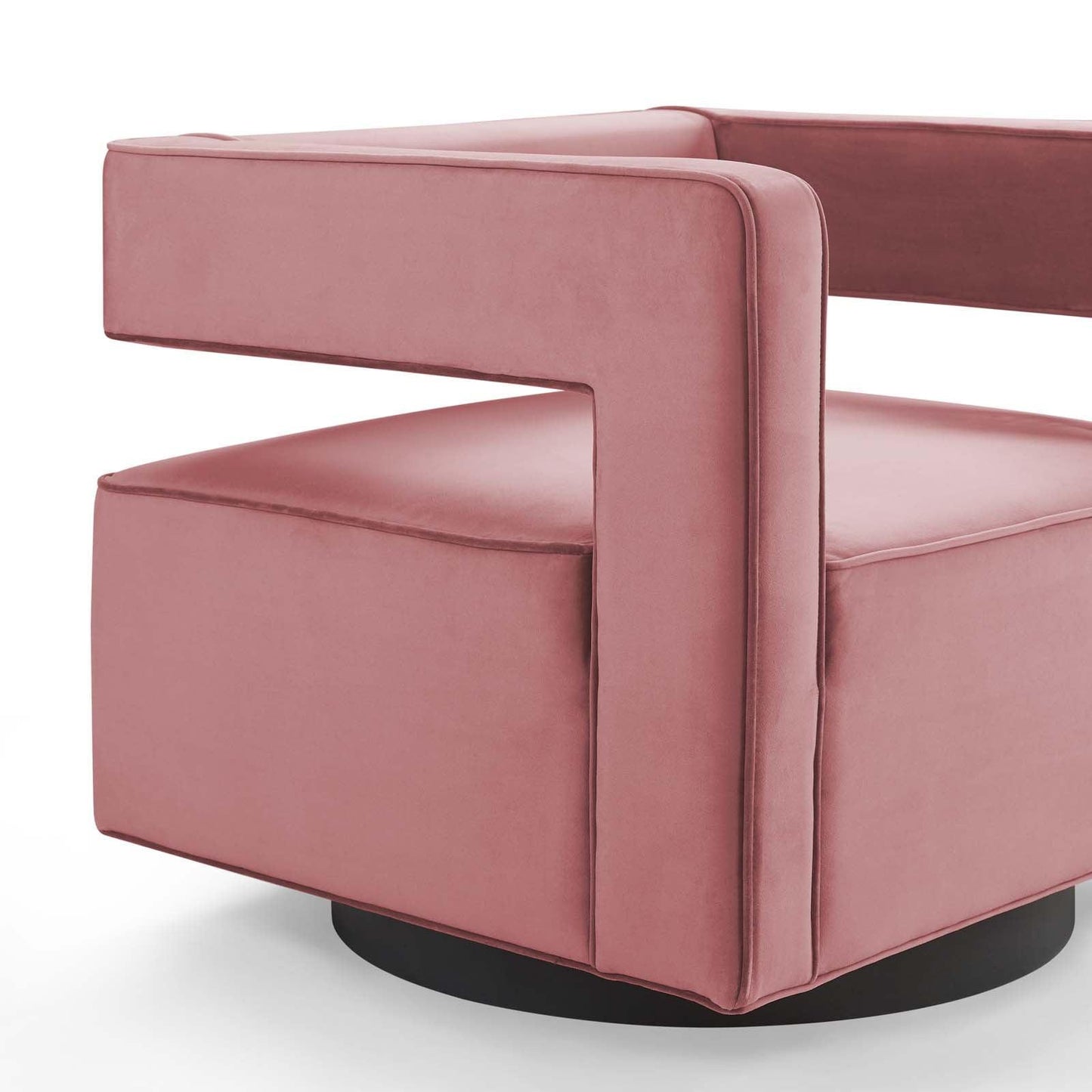 Modway Booth Performance Velvet Performance Velvet Swivel Armchair FredCo