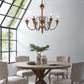 Modway Bountiful Vintage French Pendant Ceiling Light Candelabra Chandelier FredCo