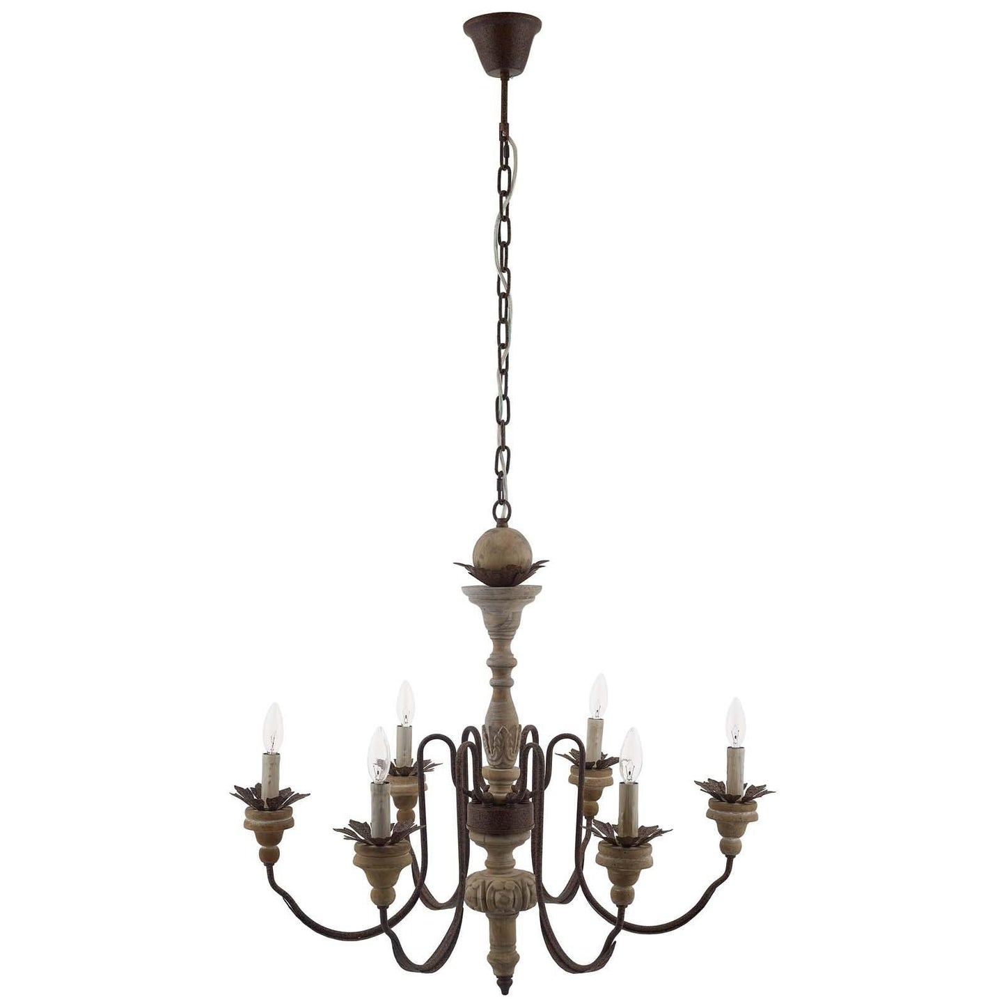Modway Bountiful Vintage French Pendant Ceiling Light Candelabra Chandelier FredCo