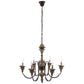 Modway Bountiful Vintage French Pendant Ceiling Light Candelabra Chandelier FredCo