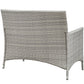 Modway Bridge 4 Piece Outdoor Patio Patio Conversation Set FredCo