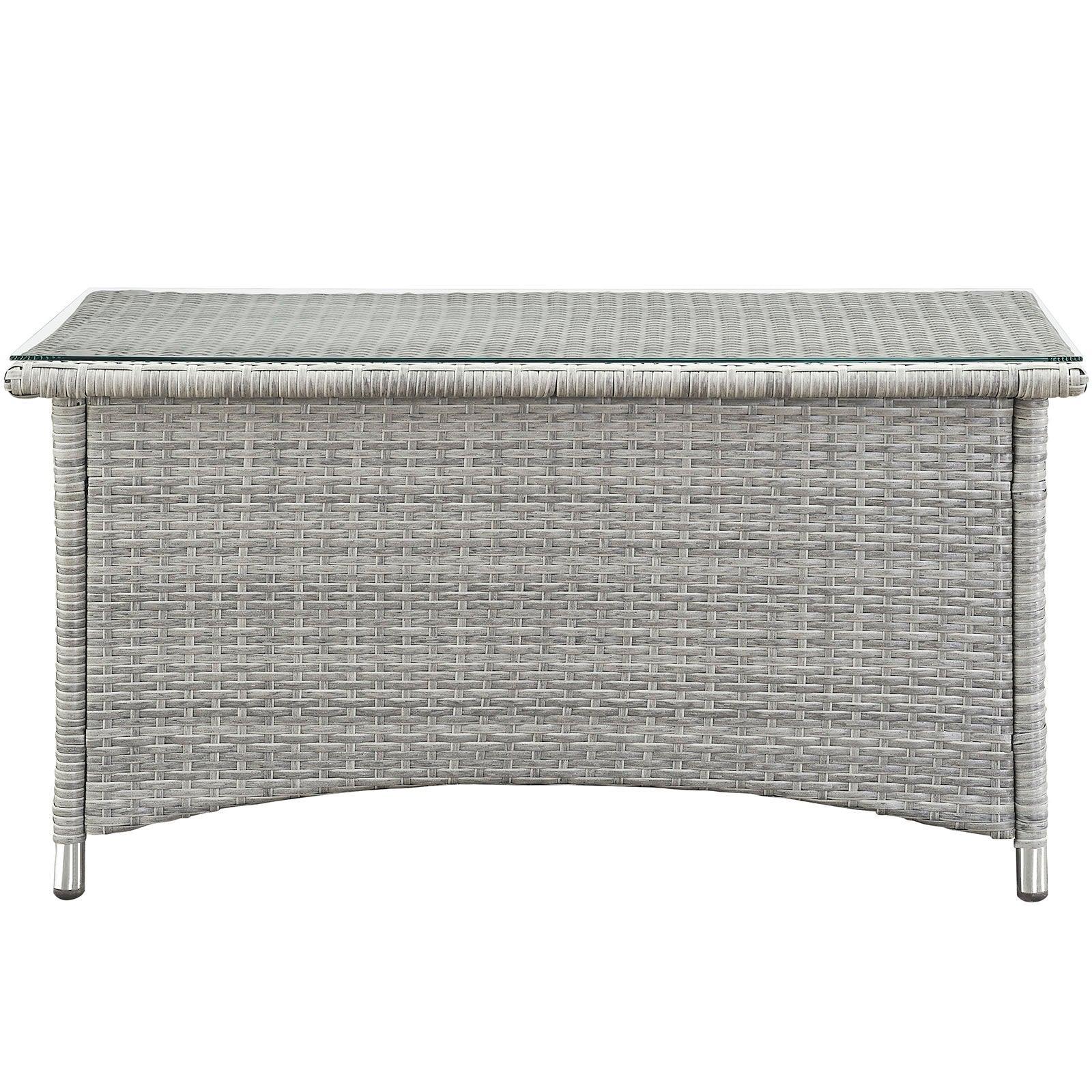 Modway Bridge 4 Piece Outdoor Patio Patio Conversation Set FredCo