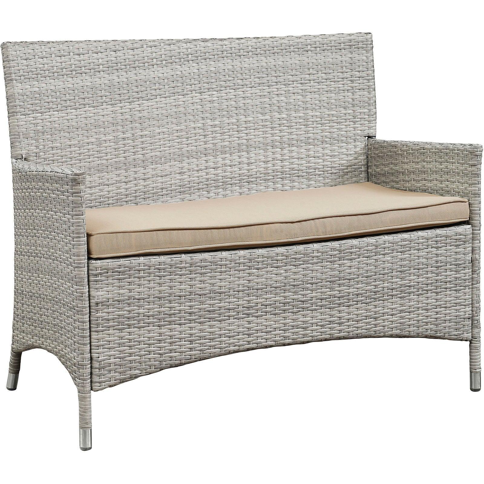 Modway Bridge 4 Piece Outdoor Patio Patio Conversation Set FredCo