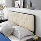 Modway Bridgette Full Wood Platform Bed With Angular Frame FredCo
