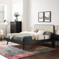 Modway Bridgette Full Wood Platform Bed With Splayed Legs FredCo