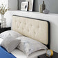 Modway Bridgette King Wood Platform Bed With Angular Frame FredCo
