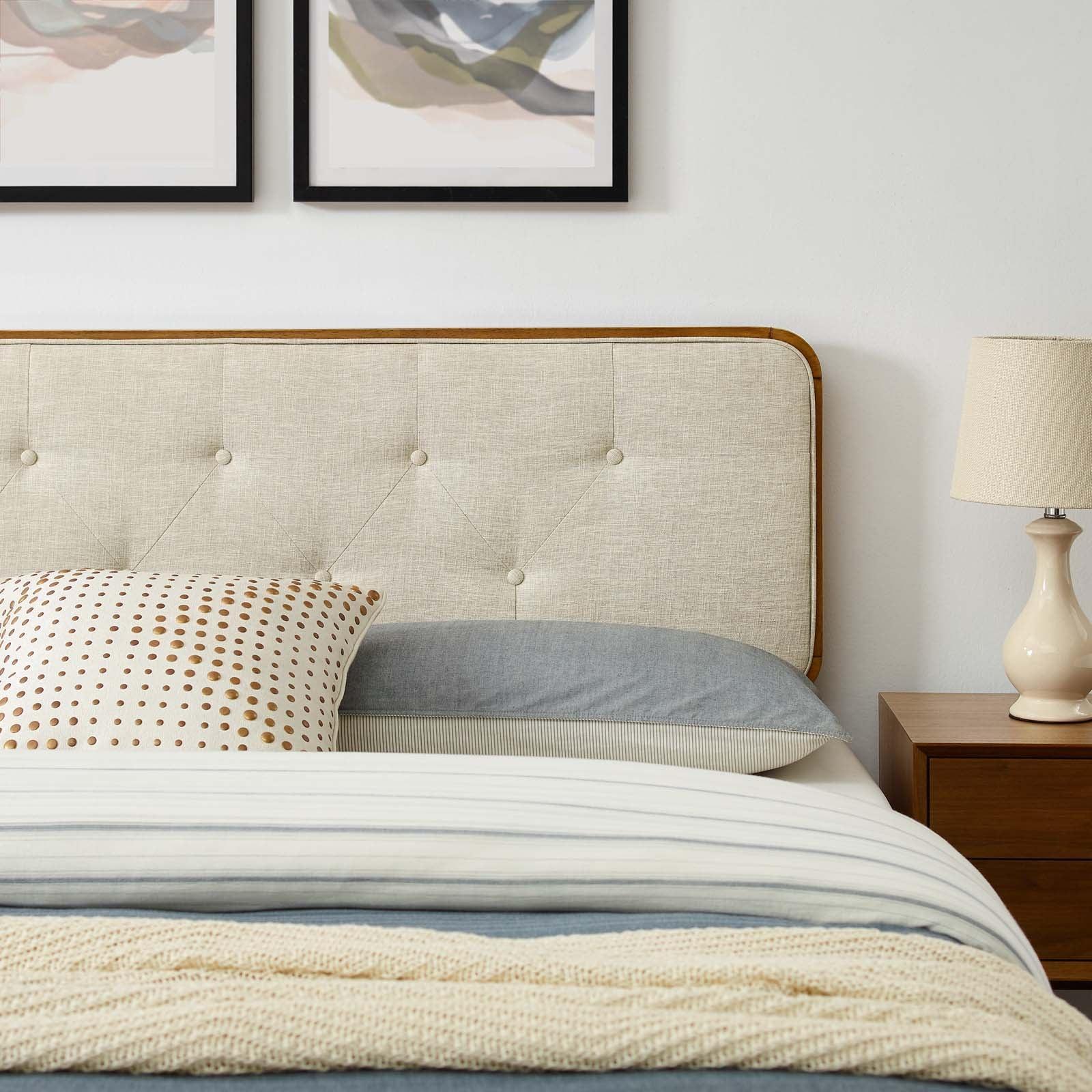 Modway Bridgette Twin Wood Platform Bed With Splayed Legs FredCo