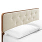 Modway Bridgette Twin Wood Platform Bed With Splayed Legs FredCo
