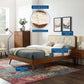 Modway Bridgette Twin Wood Platform Bed With Splayed Legs FredCo