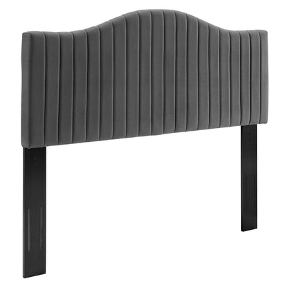 Modway Brielle Channel Tufted Performance Velvet Full/Queen Headboard FredCo